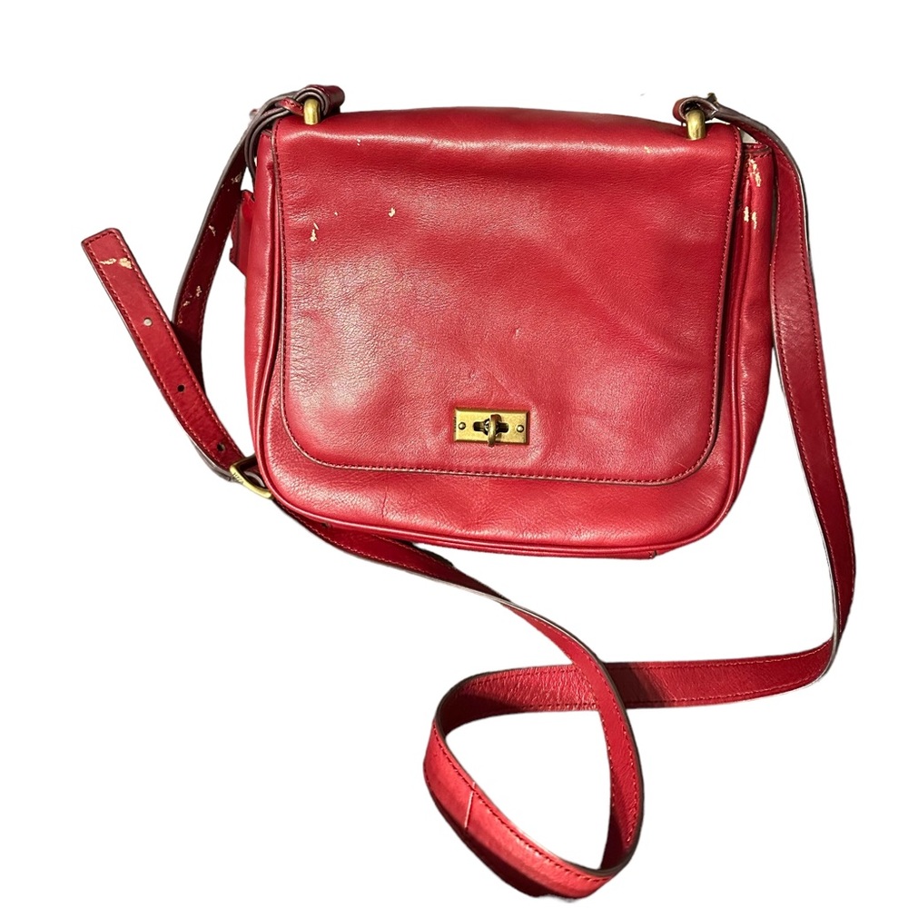 Fossil messenger bag, genuine leather